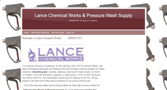 Desktop Screenshot of lancechemicalworks.com