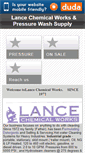 Mobile Screenshot of lancechemicalworks.com