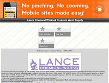 Tablet Screenshot of lancechemicalworks.com